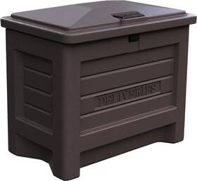 Yrbb-md-br-cb1-bwn - Delivery Box Smart With Wi-fi Protect Packages And Food Deliveries From Theft