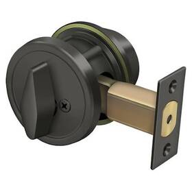 Cl200la-10b Deltana Single Deadbolt Gr2 With 2-3/4 Inch Backset Oil Rubbed Bronze