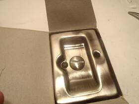 Sdpa325u15 Deltana Adjustable Passage Hd Pocket Lock Solid Brass 3-1/4 Inch X 2-1/4