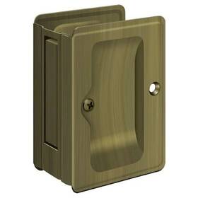 Sdpa325u5 Deltana Heavy Duty Pocket Lock Adj 3-1/4 Inch X 2 1/4 Passage Antique