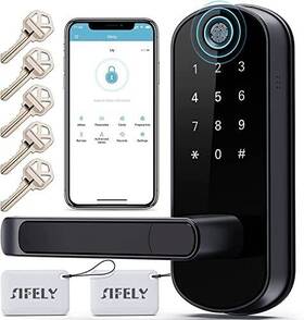 Dermum 745808812522 Keyless-entry Fingerprint Digital Smart Lock Electronic Door With Code