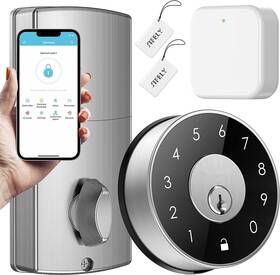 Dermum 745808812539 Wi-fi Door Lock Smart Front Keyless Entry Smar
