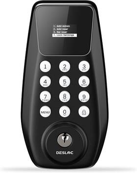 Desloc 313022692697 C100 Keyless Entry Door Lock With Display Keypad Deadbolt Screen A