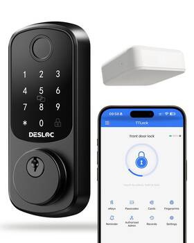 B200 Desloc 970396532925 Wifi Smart Door Lock Fingerprint Keyless Entry App Remote Co