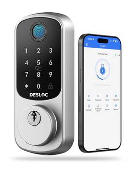 B200 Desloc 970396533076 Fingerprint Smart Door Lock Keyless Entry App Control
