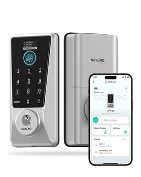 D110 Desloc 970396533113 Smart Lock Plus Fingerprint Keyless Entry Door Built-in Wi-fi Ap