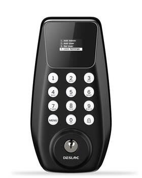 Desloc 970396533243 C100 Keyless Entry Door Lock With Display Keypad Deadbolt Screen Auto