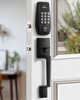 Desloc 970396534035 C100 Keyless Entry Door Lock With Handle Set Smart Deadbolt For