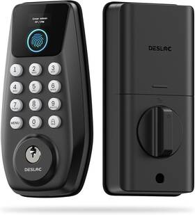 Dsl-c110-slv Desloc 3 In 1 Smart Door Lock Fingerprint Keyless Entry Deadbolt Keypad Auto Silver