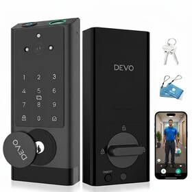 Devo 977520439549 G1 Video Smart Lock With Camera And Doorbell 6in1 Keyless Entry Door