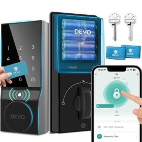 Devo 977520469638 Smart Lock Keyless Entry Door For Front Bluetooth Deadbo