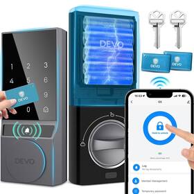 Devo 977520469720 Smart Lock Keyless Entry Door For Front Bulit-in Wifi Deadbo