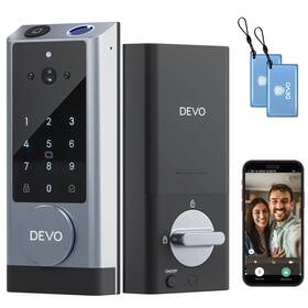 Devo 978301491084 G1 Video Smart Lock And Doorbell 6in1 Keyless Entry With Fingerprint Id A