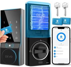 B0dp32gp52 Devo Smart Lock Keyless Entry Door For Front Bulit-in Wifi Deadbolt