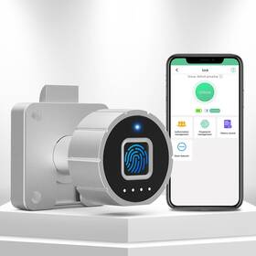 F1-32 Dhiedas Fingerprint Cabinet Lock Bluetooth Biometric Keyless Child