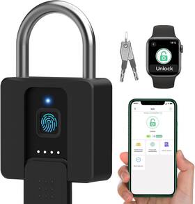 Yl-p10bf Dhiedas Fingerprint Padlock Pad Lock With Bluetooth Key Waterproof