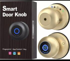 Yl-q1 Dhiedas Fingerprint Door Lock - Smart Biometric Electronic Knob With Ap