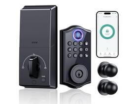 E-06s Dhilldsa Smart Locks For Front Door App Control Keyless Entry Fingerprint