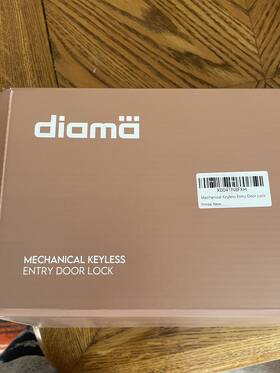 X004 Diama Mechanical Keyless Entry Door Lock