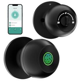 X0042n4l1v Dinstech Biometric Door Lock Rechargeable Fingerprint With App Control Smart Knob Unopened