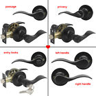 Dl12061bk Probrico Black Door Handles Privacy Passage Dummy Levers Entry Locks