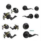 Dl12061et102orb2pack Wave Door Levers Style Front Knob Entry Leverset 717332830594