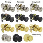 Dl576 Door Handles Privacy Passage Dummy Knob Entry Lock Brushed Nickel