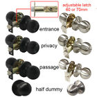 Dl607bksn Probrico Black Door Handles Brushed Nickel Privacy Passage Dummy Entry
