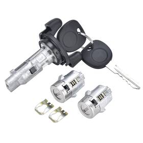 Dns-xfl-001 Dngbymx Ignition Switch Lock Cylinder With Pair Front Door Compatible W