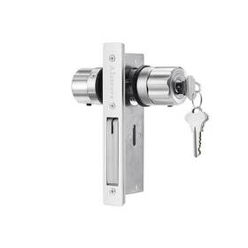 A55-002 Dongguan Ai Ge Suo Ye Zhi Zao Co. Ltd Brass Mortise Cylinder With Sc Keyway Thumbturn And 1 Set Random Keys Silver