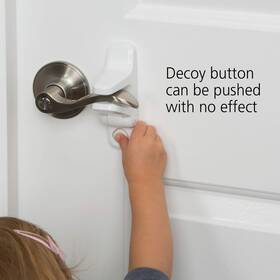 Hs3470800 Dorel Juvenile Group-ca Safety 1 Outsmart Lever Handle Lock 4 Pack White
