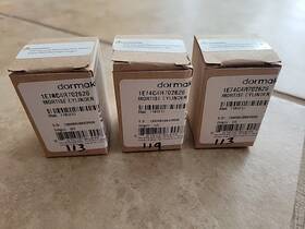 1e74c4r702626 Dormakaba Lot Of 3 Satin Chrome Mortise Cylinder Housing 1-1/4-in