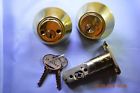 Ds0703ka4s Master Lock Grade Double Cylinder Deadbolt Polished Brass Keyed