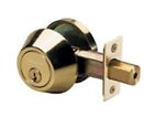 Dso0603 Master Lock Polished Brass Single Cylinder Deadbolt 071649244360