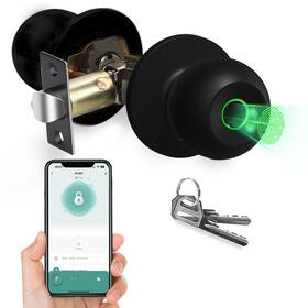 1fingerprint Dstmlockfty 788567640081 Fingerprint Door Lock 3 In Locksmart Knob Biometric