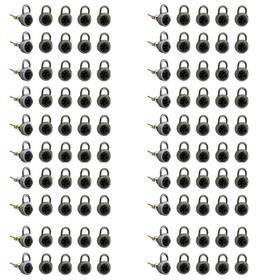 3117359011 Duotyga Combination Padlock With 100 Pack Different Passwords Black