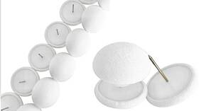 Duvet Dotz 636225637594 Duvetdots Beige Keyless Clips No Key Needed. Pack Of 8 Egyptian Cotton