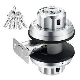 Easilok 665355104201 Twist To Lock Deadbolt Without Any Keys With Anti-mislock Button Front D