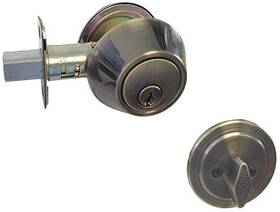 Ebd-101ab Ebuilderdirect 2 Pack Antique Brass Entry Entrance Lock Single Cylinder Deadbolt Keyed Alike