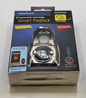 Egeetouch 885018810481 5th Gen Smart Padlock - Outdoor With Bluetooth And Nfc Short Shackle