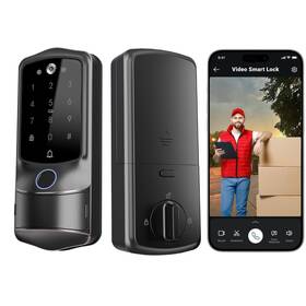 Electro-life 198715919110 Smart Door Lock 2k Camera 2-way Audio Fingerprint Wi-fi Tuya App K