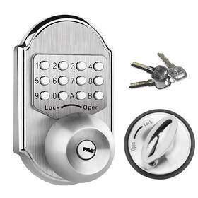 Elemake 789458133781 Mechanical Keyless Digital Push Button Door Lock Key Pad Code Dead Bolt