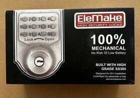 Ax-mkd001 Elemake High Security Mechanical Keyless Deadbolt Lock Model#