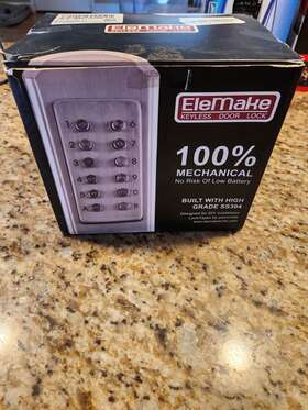 Mks-001l Elemake Keyless Door Lock 100% Mechanical Ax-