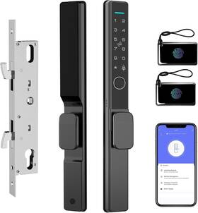Yl-l300-a Elinksmart Sliding Glass Door Smart Lock 2085 Fingerprint Keypad Tuya App 22 110mm