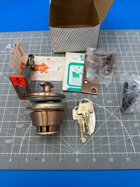 Wl880 Emhart Security Single Side Deadbolt Lock Us10 With 2 High Keys