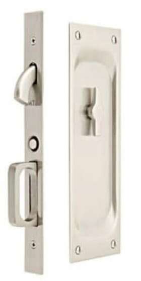 2105us15138 Emtek Priv Pocket Door Mortise Lock