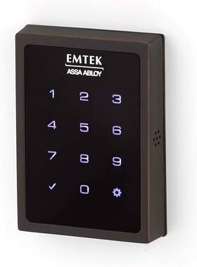 Emtek 300676523071 Empowered Motorized Touchscreen Keypad Smart Deadbolt Connected By August