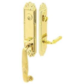 4711rblrhus3 Emtek Ribbon And Reed Tubular Entry Lever