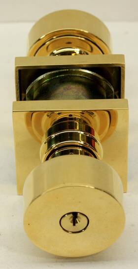 5122rouus3.nl Emtek 5122rouus3nl Round Key In Knobset Square Rosette With Keys No Hardware